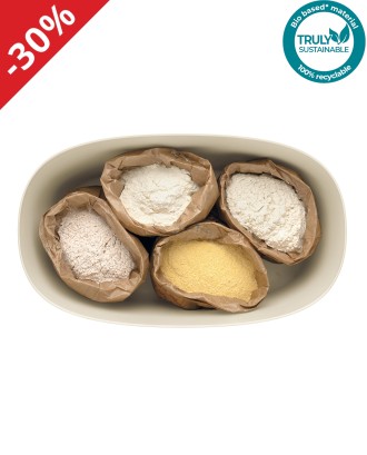Cutie pentru paine, 10L, alba, Tierra - Guzzini